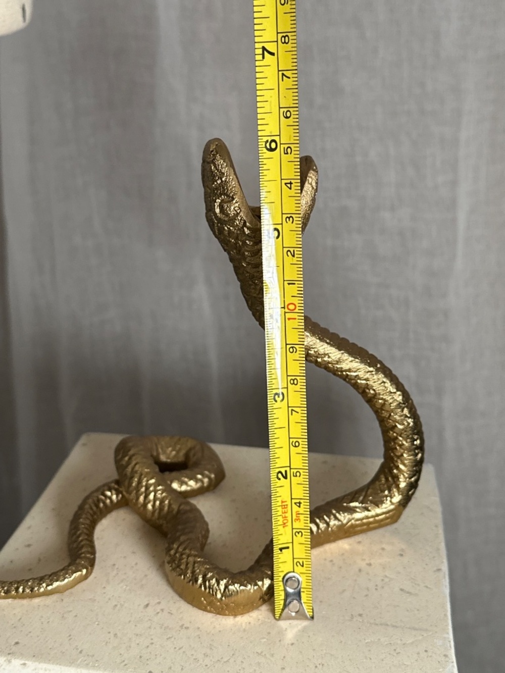 Threshold Gold Snake Candle Holder Halloween Whimsigoth decor - Picture 5 of 8